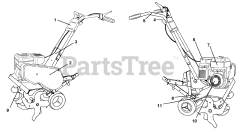 Poulan HD F550 (960820001-00) - Poulan Front-Tine Tiller (2004-11)