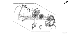 Honda FRC800 K1 A (FAHJ) - Honda 20" Tiller, Made in Japan (SN: FAHJ-1100001 - FAHJ-9999999) RECOIL STARTER