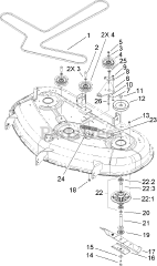 Toro 74374 (Z 5040) - Toro 50" TimeCutter Zero-Turn Mower (SN