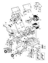 MTD 124-232D062 - MTD Walk-Behind Mower (1994) (Lowes)