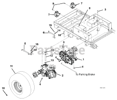 Ariens 915165 - Ariens Zoom XL 48" Zero-Turn Mower, 24hp Kawasaki (SN: 000101 - 009999) Transaxle, Dump Valves and Rear Wheels