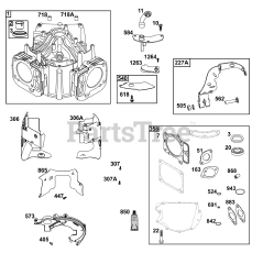 Briggs & Stratton 44U877-0046-G1 - Briggs & Stratton Vertical Engine Cylinder Group