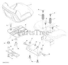 Poulan PP 22VA54 (960420197-00) - Poulan Lawn Tractor (2016-08)