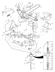 Scag SZC36A-16HN - Scag Z-Cat 36" Zero-Turn Mower, 16hp Honda (SN: B3900001 - B3999999) Cutter Decks 36A"