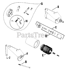 Kohler K161-281188 - Kohler K-Series Engine, Basic Version, 7hp, 5.2kW Electric Start (Cont.) 02030129701