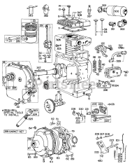 Briggs & Stratton 141251-0131-XX - Briggs & Stratton Horizontal Engine