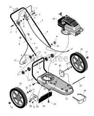 Murray TM5000x11A - Murray Walk-Behind Trimmer (2000) Illustrated Parts List