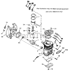 Tecumseh SBH-710446 - Tecumseh Short Block Engine Parts List