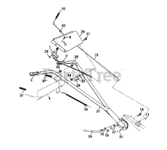 Maxim MX R500 L - Maxim Tiller (2001) Handle Assembly