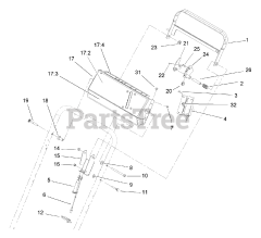 Exmark M216KASPC - Exmark 21" Metro Self-Propelled Walk-Behind Mower, 6hp Kawasaki (SN: 440000 - 509999) (2004) Control Assembly