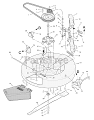 Murray 30503x11A - Murray 30" Rear-Engine Riding Mower (2000)