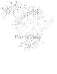 Ariens 997307 - Ariens Zenith E 52" Zero-Turn Mower, Electric, Rear-Discharge (SN: 001000 - 001499) Discharge Chute - 52" - RD