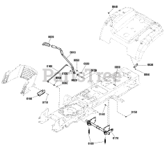 Simplicity 2691279-00 - Simplicity Broadmoor 48" Lawn Tractor, 25hp Lift Group, Broadmoor