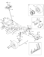 Murray 13BC76LF058 - Murray Lawn Tractor (2014) Front End Steering