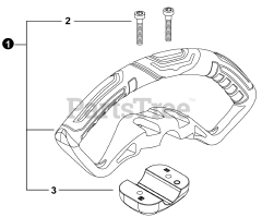 Echo SRM-2120 - Echo String Trimmer (SN: U94012001001 - U94012999999) Handle - Support