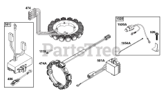 Briggs & Stratton 61E377-0142-J1 - Briggs & Stratton Horizontal Engine