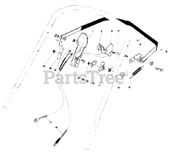 Toro 10502 - Toro 21" Rear Bagging Walk-Behind Mower (SN: 001000001 - 001999999) (1981) Traction Control Assembly