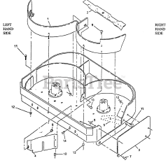 Exmark MK362 - Exmark 32" Mulching Kit Underside of 32" Mower Deck