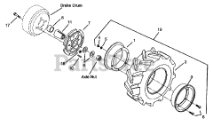 Gravely 785104 - Gravely Ag-Type Semi-Pneumatic with 3-Bolt Hub for 2-Wheel Tractor