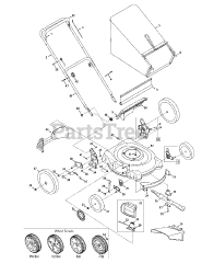 MTD 11A-544B004 - MTD Gold Walk-Behind Mower (2009)