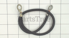 Simplicity 23812 Negative Battery Cable, 14" Black 8 Ga 1/4" Term - image 1