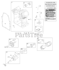 Briggs & Stratton 296442-0001-H1 - Briggs & Stratton Horizontal Engine