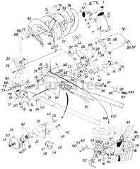 MTD 19491-7 - MTD 36" Snow Thrower Attachment (1987)