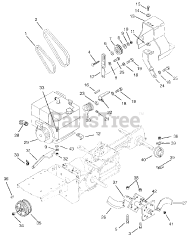 Ariens 901429 (RT 8020) - Ariens 20" Rear Tine Tiller, 8hp Briggs & Stratton (SN: 000101 & Above)