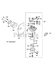 MTD 5P65M0C - MTD Engine 5P65M0C Carburetor