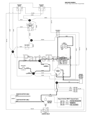 Ferris IS 700Z (5901394) - Ferris IS700Z Series 61" Zero-Turn Mower, 26hp Briggs & Stratton, CARB, Side-Discharge Electrical Schematic - PTO Clutch Circuit - B&amp;S 49R977 Vanguard S/N: 2017612394 &amp; Below