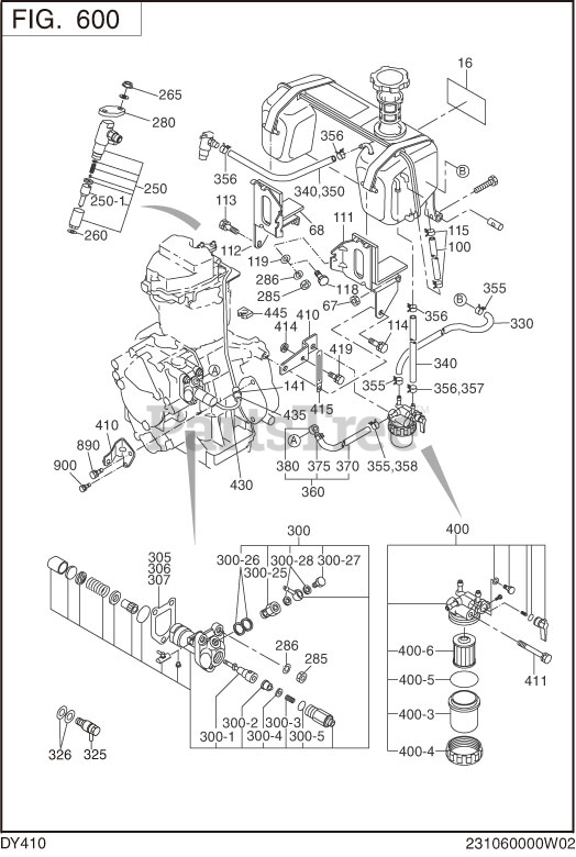 Subaru Robin DY410DS5871 DY41