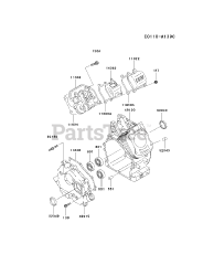 Kawasaki FE120G-AS03 - Kawasaki Engine CYLINDER/CRANKCASE