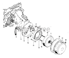 Simplicity 9518 (2097355) - Simplicity Compact Tractor, Diesel Brake - Left Hand Group (3486I59)