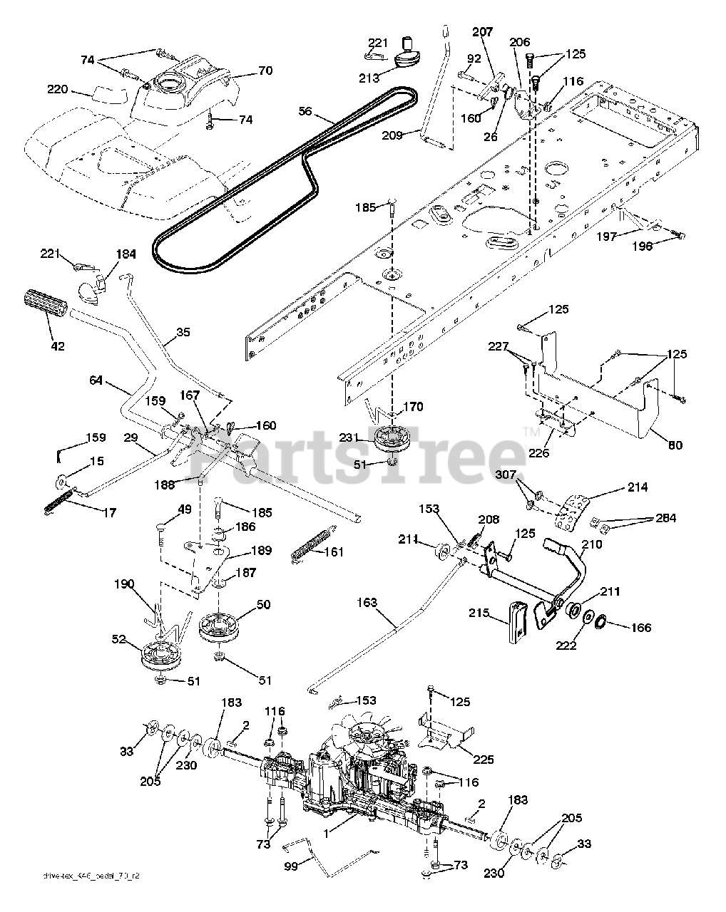 Husqvarna YTH 24V48 LS (96043011602) Husqvarna 48