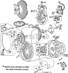 Briggs & Stratton 220432-0133-XX - Briggs & Stratton Horizontal Engine
