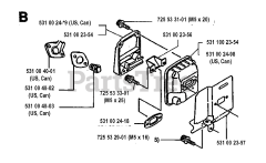 Husqvarna 125 E - Husqvarna Handheld Edger (Original) MUFFLER