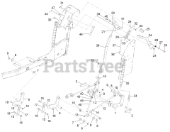 Exmark VT691KA524 - Exmark 52" Vantage Stand-On Mower, Kawasaki FS691V (SN: 312000000 - 312999999) (2012) Deck Lift Assembly