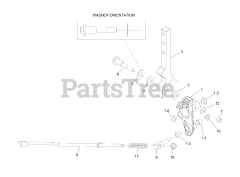 Exmark RAE708GEM60300 - Exmark 60" Radius E-Series Zero-Turn Mower, Exmark 708 (SN: 400000000 - 402082299) (2017) LH and RH Motion Control Assembly