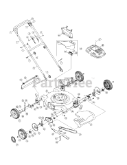 MTD 12A-26MB095 - MTD Pro Walk-Behind Mower (2007)
