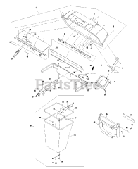 Exmark LHPUV4448 - Exmark Ultra Vac Bagger for 44" & 48" Lazer HP Mower (SN: 670000 - 719999) (2007)