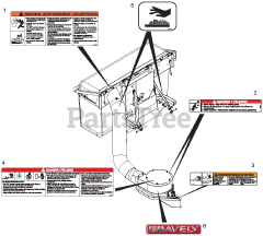 Gravely 892047 - Gravely Grass Collection System (SN: 000101 & Above)