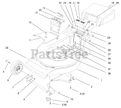 Lawn-Boy 10915 - Lawn-Boy 48cm Walk-Behind Mower, Canada (SN: 008900001 - 008999999) (1998)