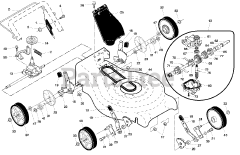 Poulan Pro PR 600Y21RDP (961420044-02) - Poulan Pro Walk-Behind Mower (2008-01)