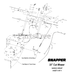 Snapper SGV 13320KW (71106) - Snapper 32" Walk-Behind Mower, 13hp
