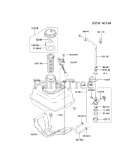 Kawasaki FE120D-AS05 - Kawasaki Engine FUEL-TANK/FUEL-VALVE