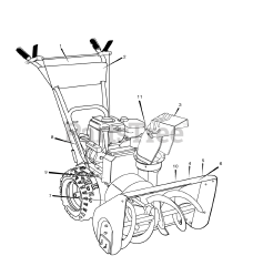 Murray 1695539 - Murray 24" Snow Thrower (2008)