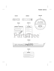 Kawasaki FE250D-AS03 - Kawasaki Engine LABEL