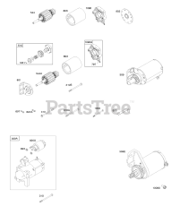 Briggs & Stratton 386447-0122-E2 - Briggs & Stratton Horizontal Engine Electric Starter