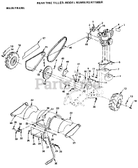 Electrolux/AYP RT180 BR - Electrolux/AYP Tiller