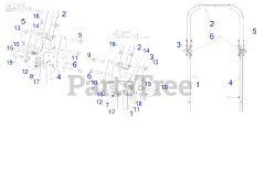 Cub Cadet 59A30059 (59A30059150) - Cub Cadet PRO Z Complete ROPS (2018) Replacement Parts
